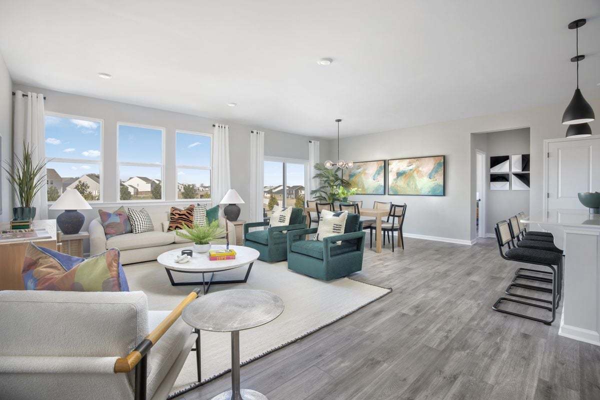 Plan 1844 Modeled - Great room