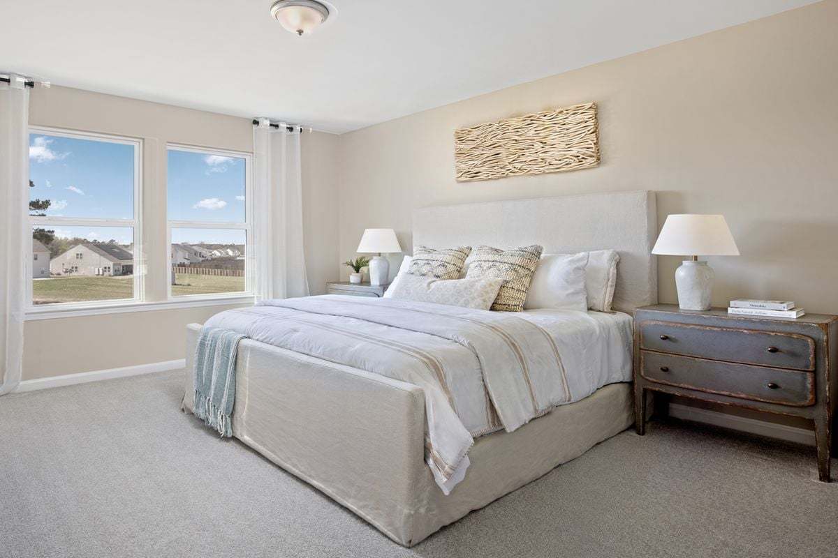 Plan 2539 Modeled - Primary bedroom