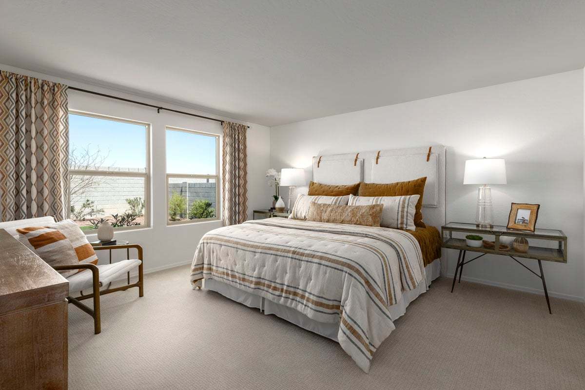 Plan 1718 Modeled - Primary bedroom