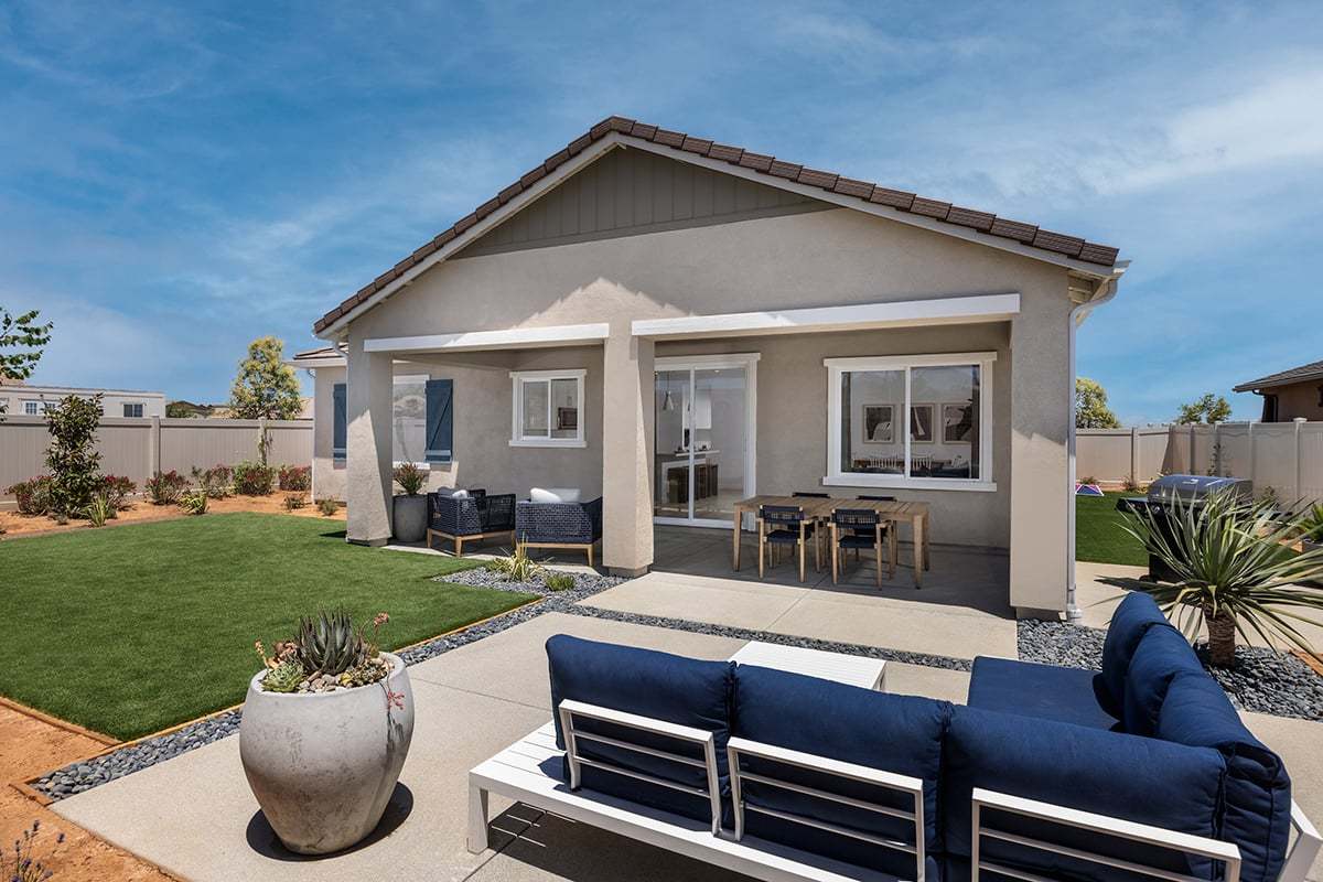 Plan 1728 - Rear exterior