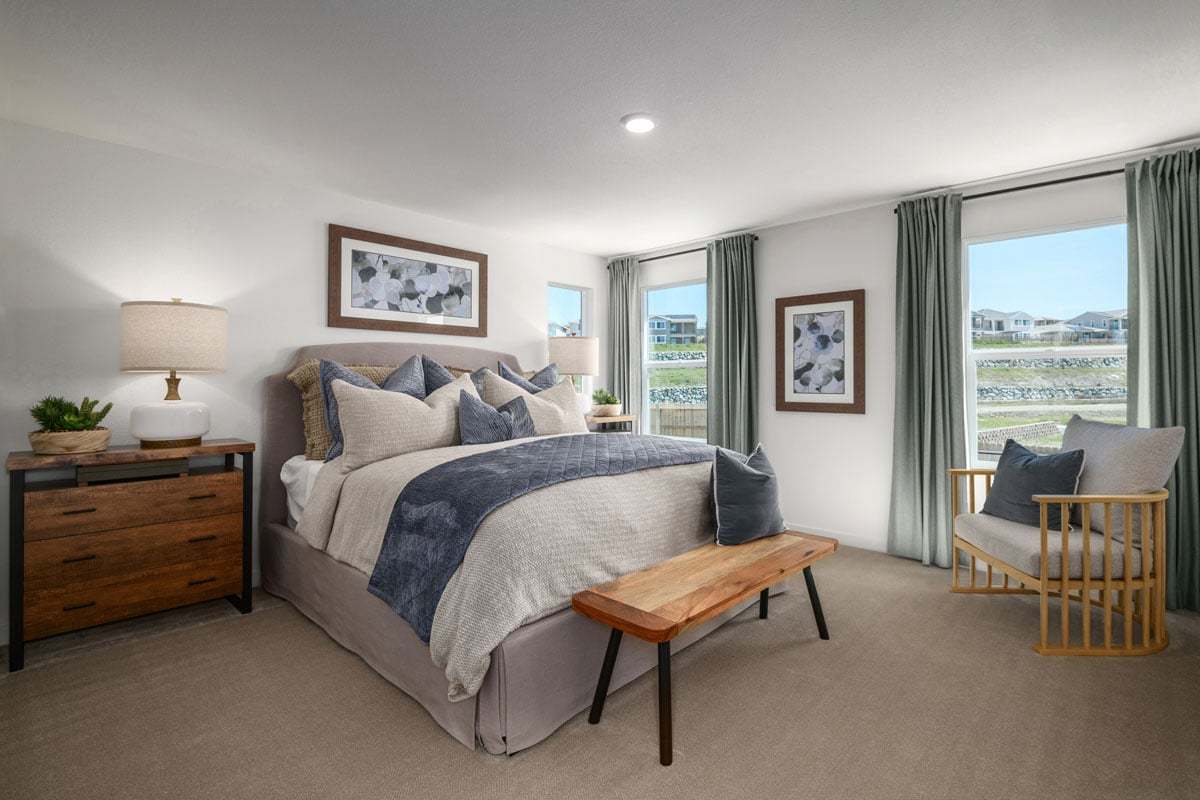 Plan 1652 Modeled - Primary bedroom