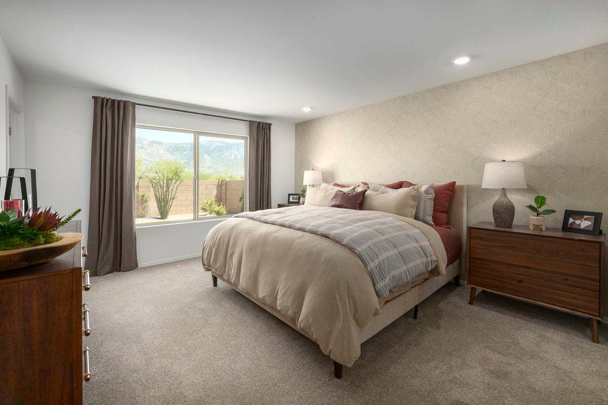 Plan 1465 Modeled - Primary bedroom