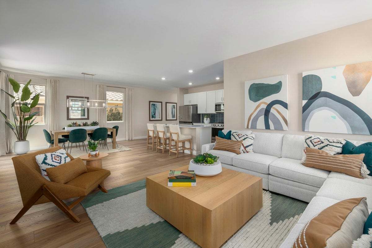 Plan 1745 Modeled - Great room