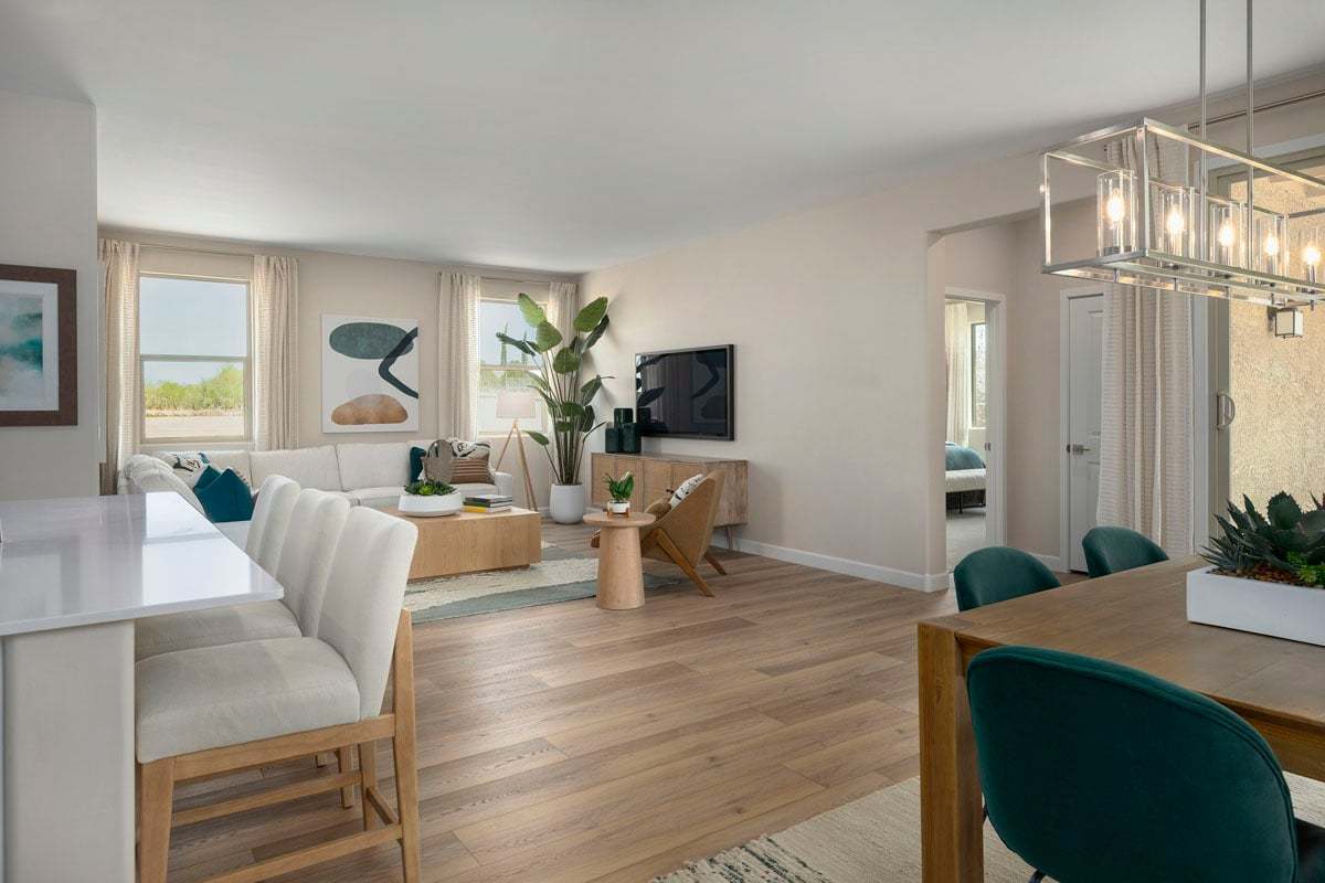 Plan 1745 Modeled - Great room