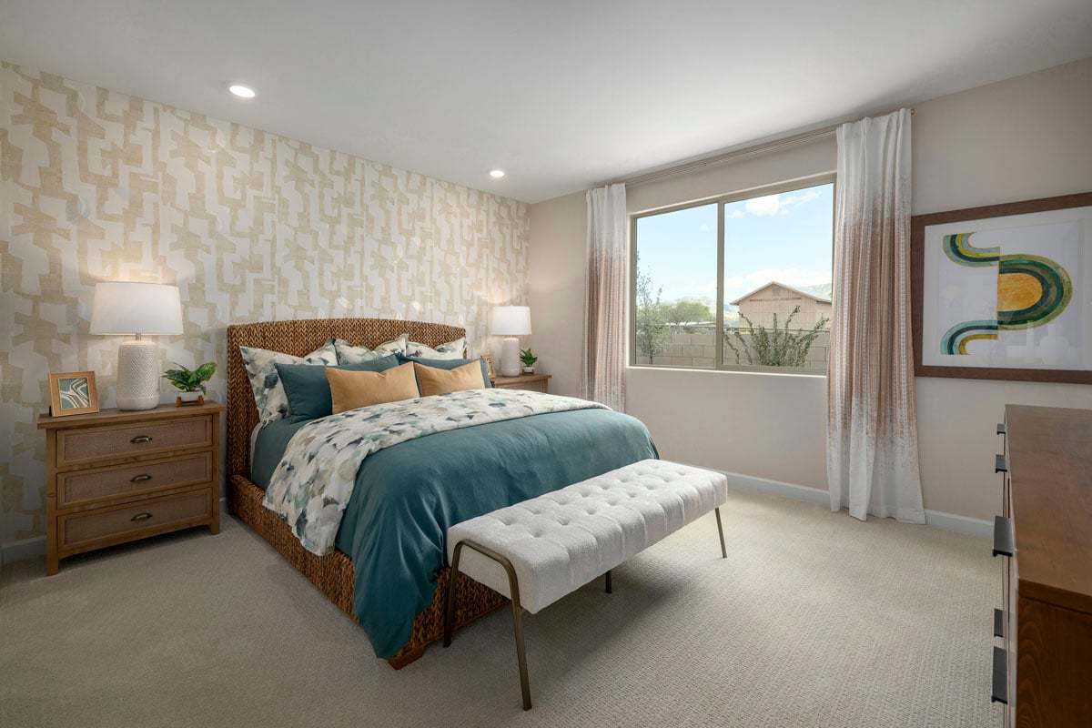Plan 1745 Modeled - Primary bedroom