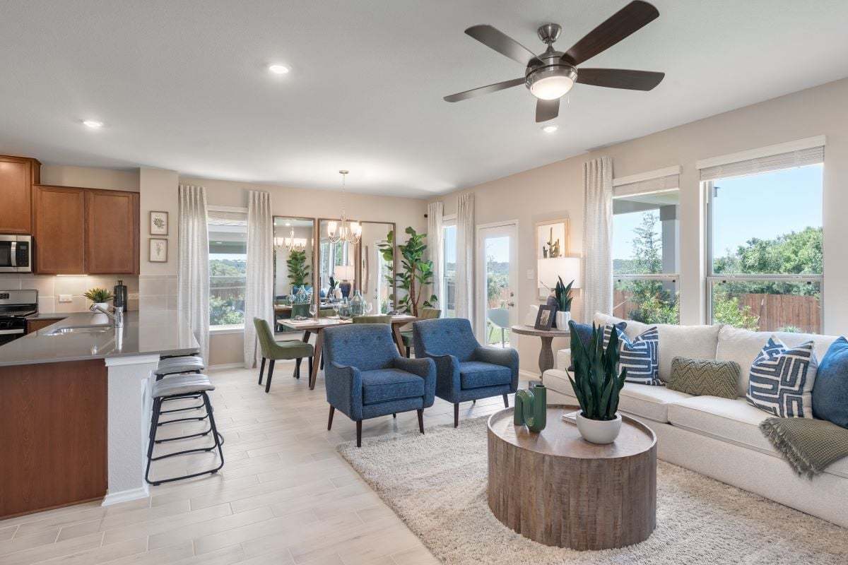 Plan 1675 Modeled - Great room