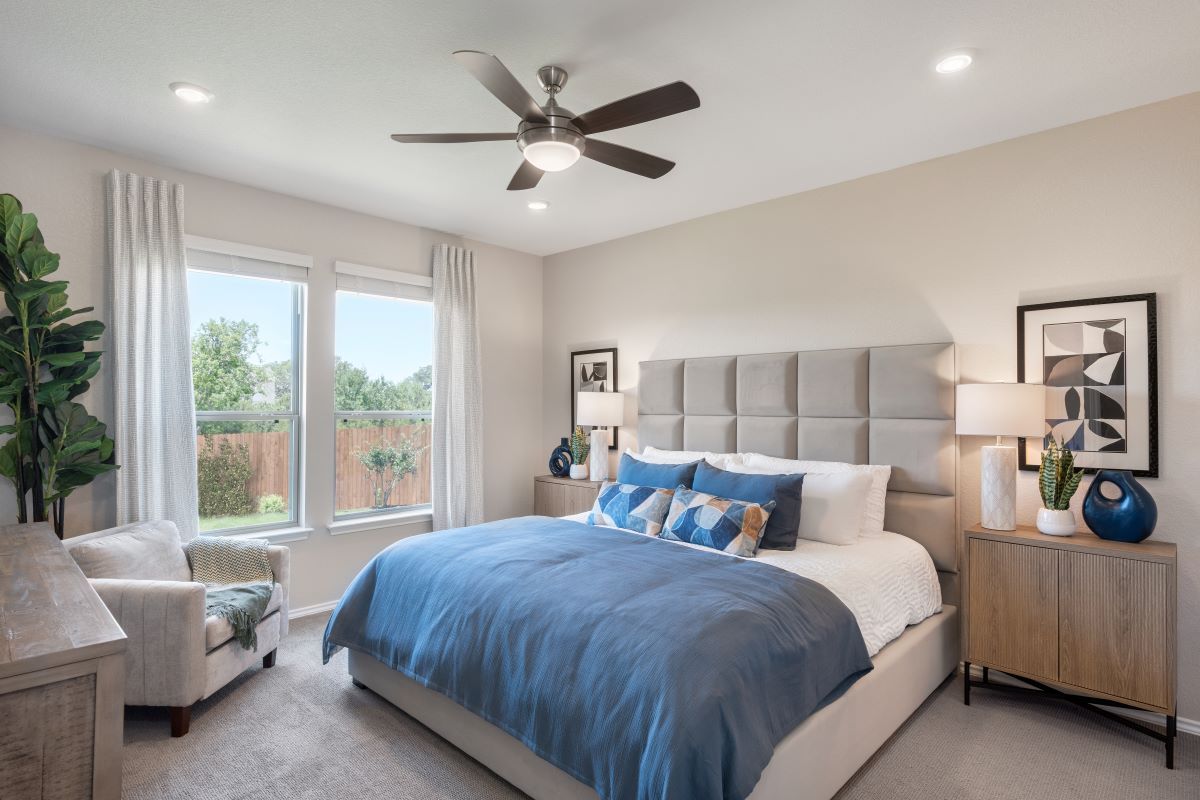Plan 1675 Modeled - Primary bedroom