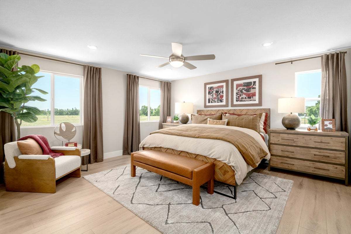 Plan 2693 Modeled - Primary bedroom