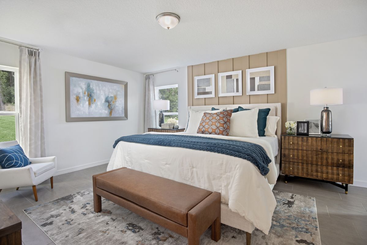 Plan 2033 Modeled - Primary bedroom