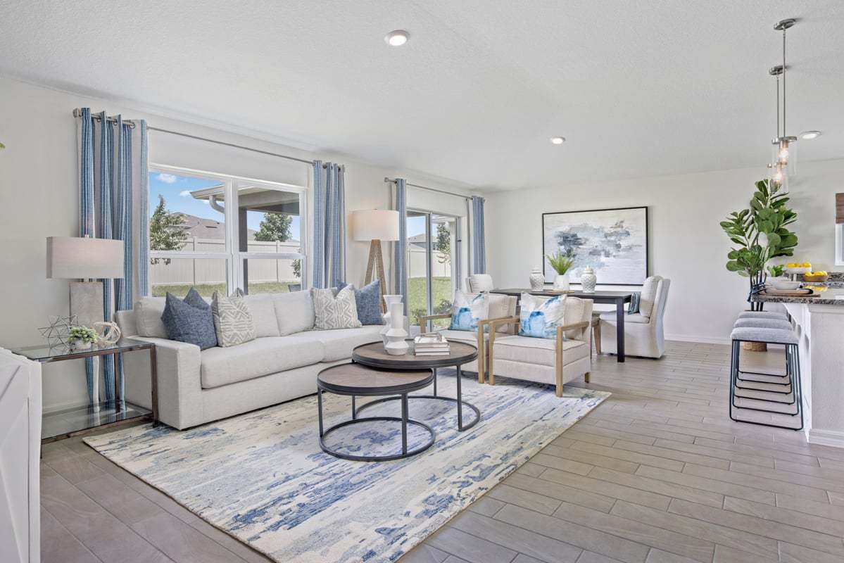 Plan 1707 Modeled floor plan