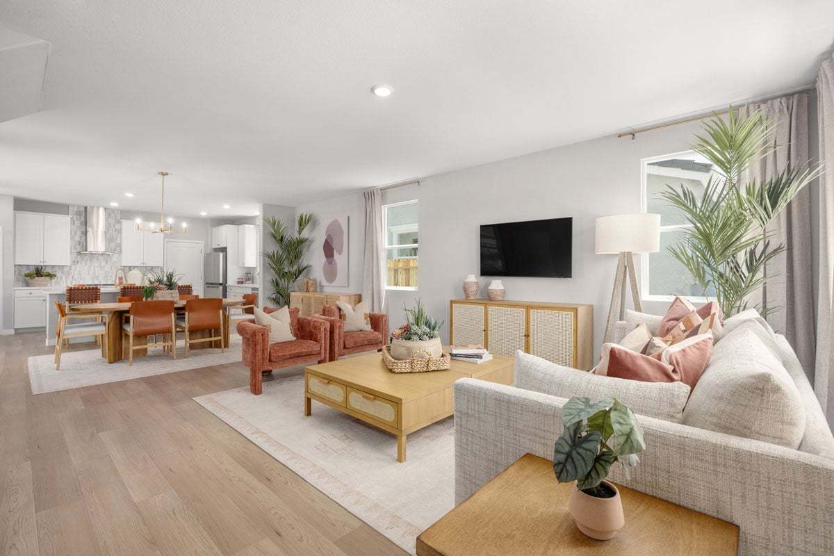 Plan 2102 Modeled - Great room