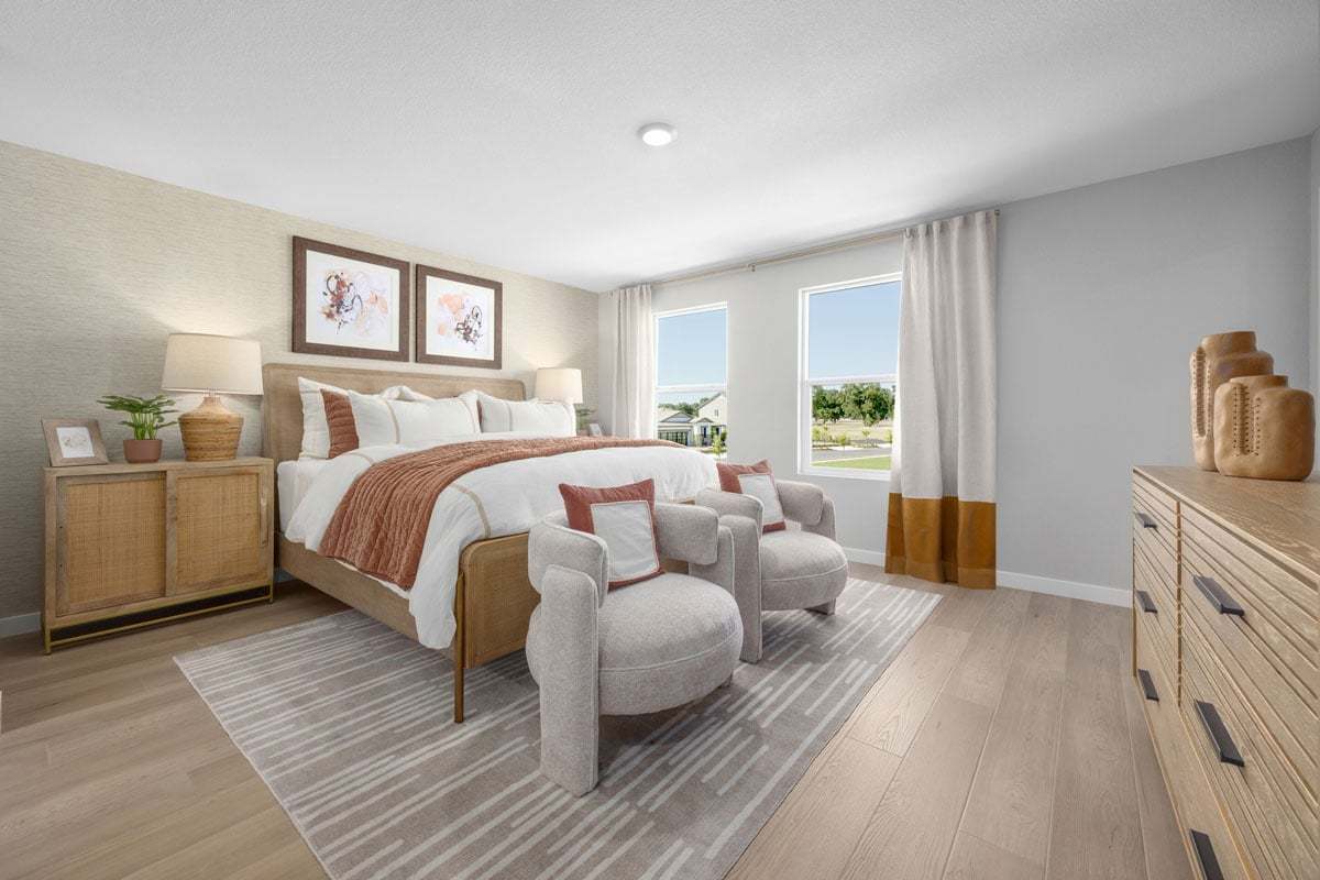 Plan 2102 Modeled - Primary bedroom
