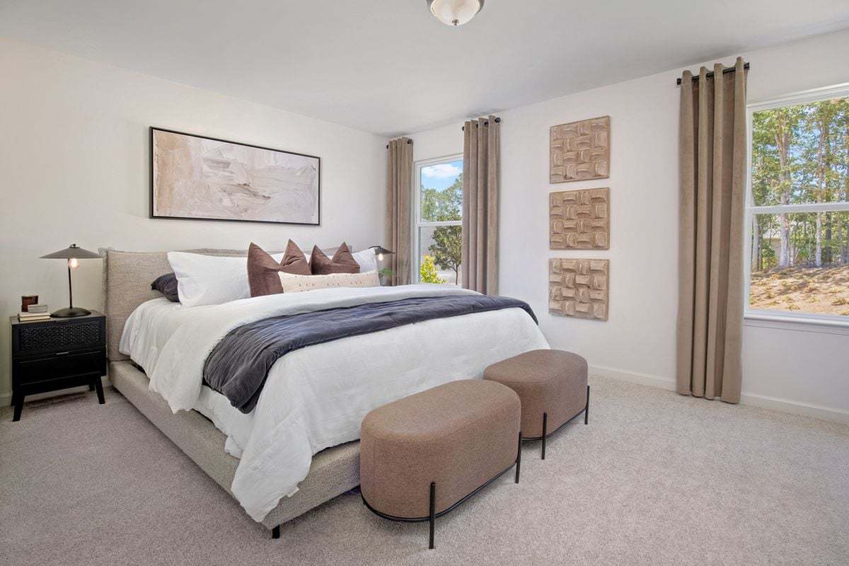 Plan 1501 Modeled - Primary bedroom
