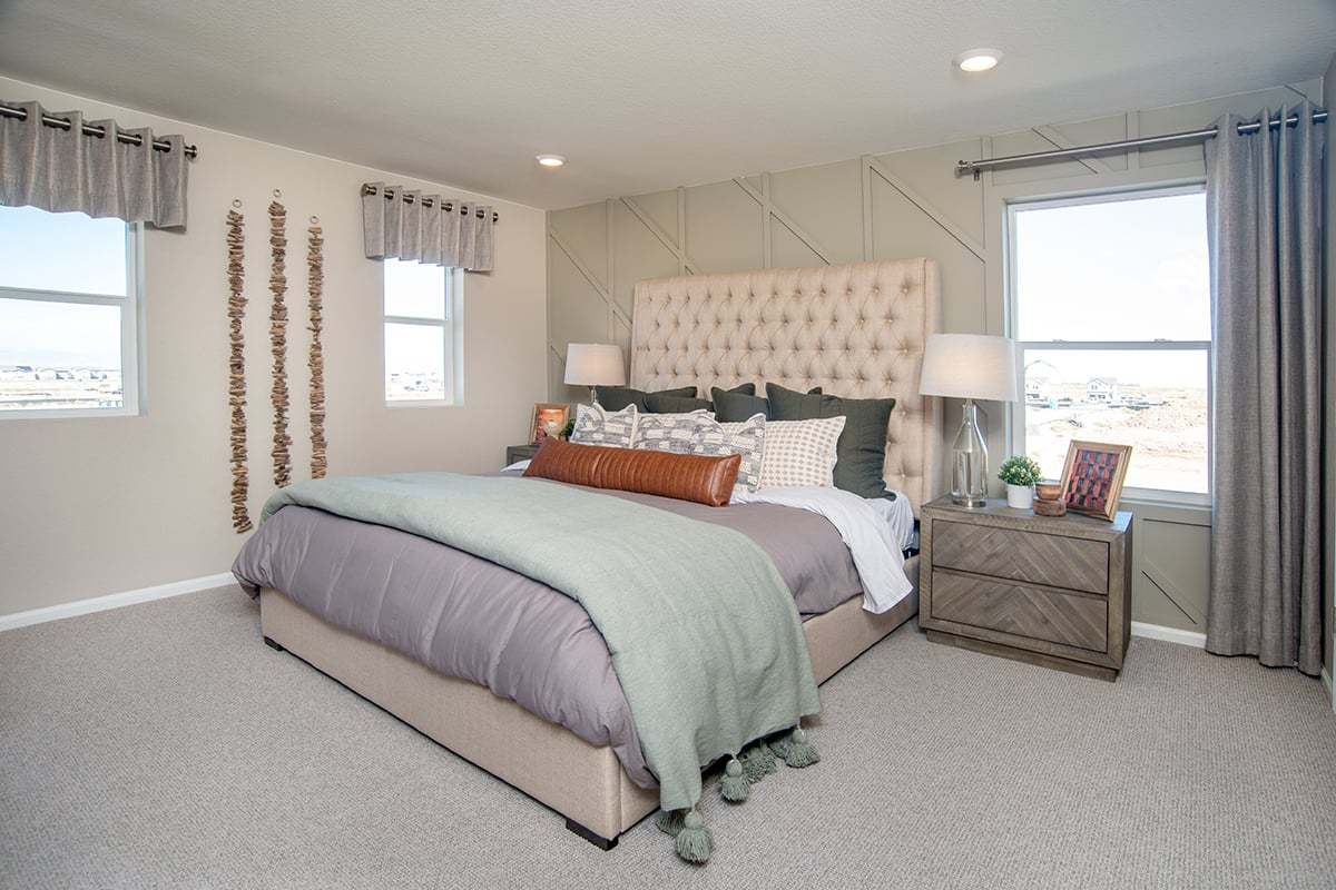 Plan 1672 Modeled - Primary bedroom