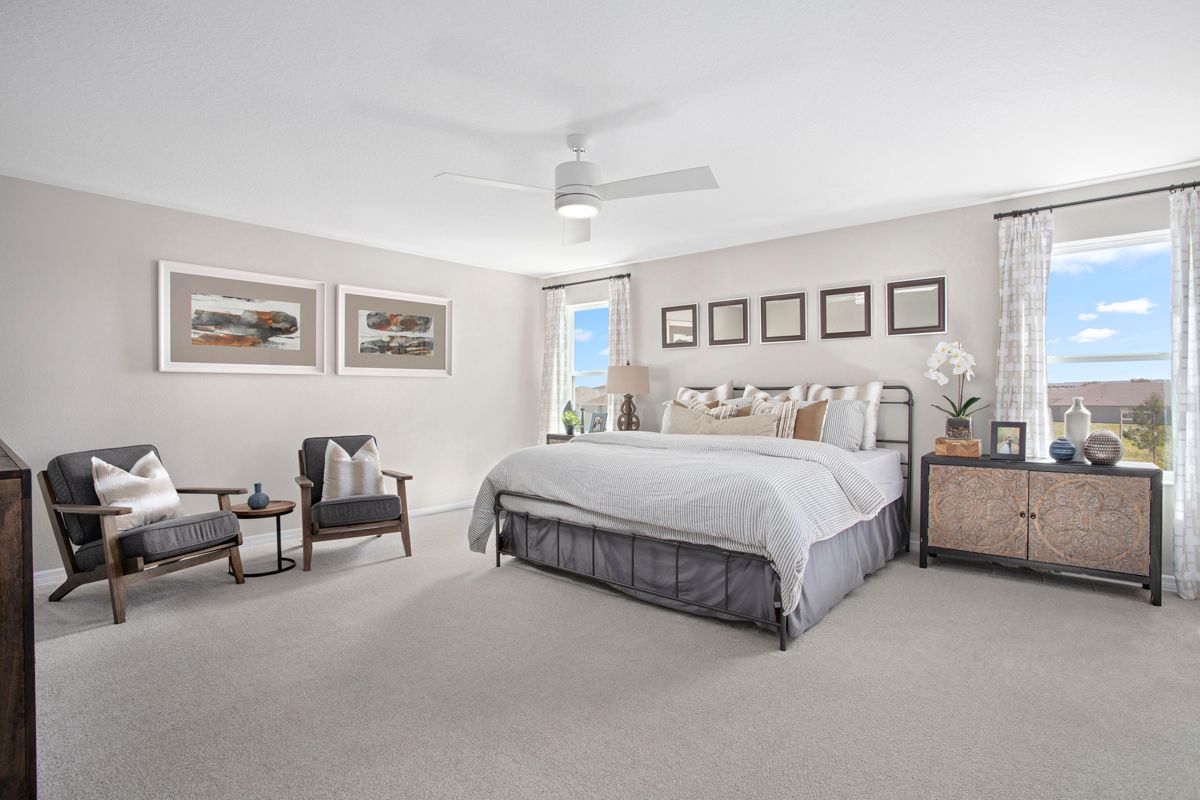 Plan 2566  - Primary bedroom