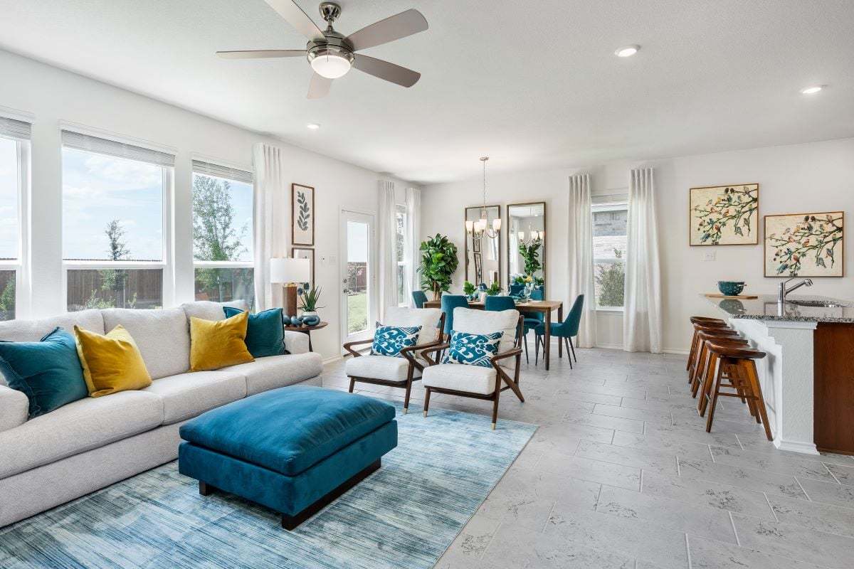 Plan 1675 Modeled - Great room