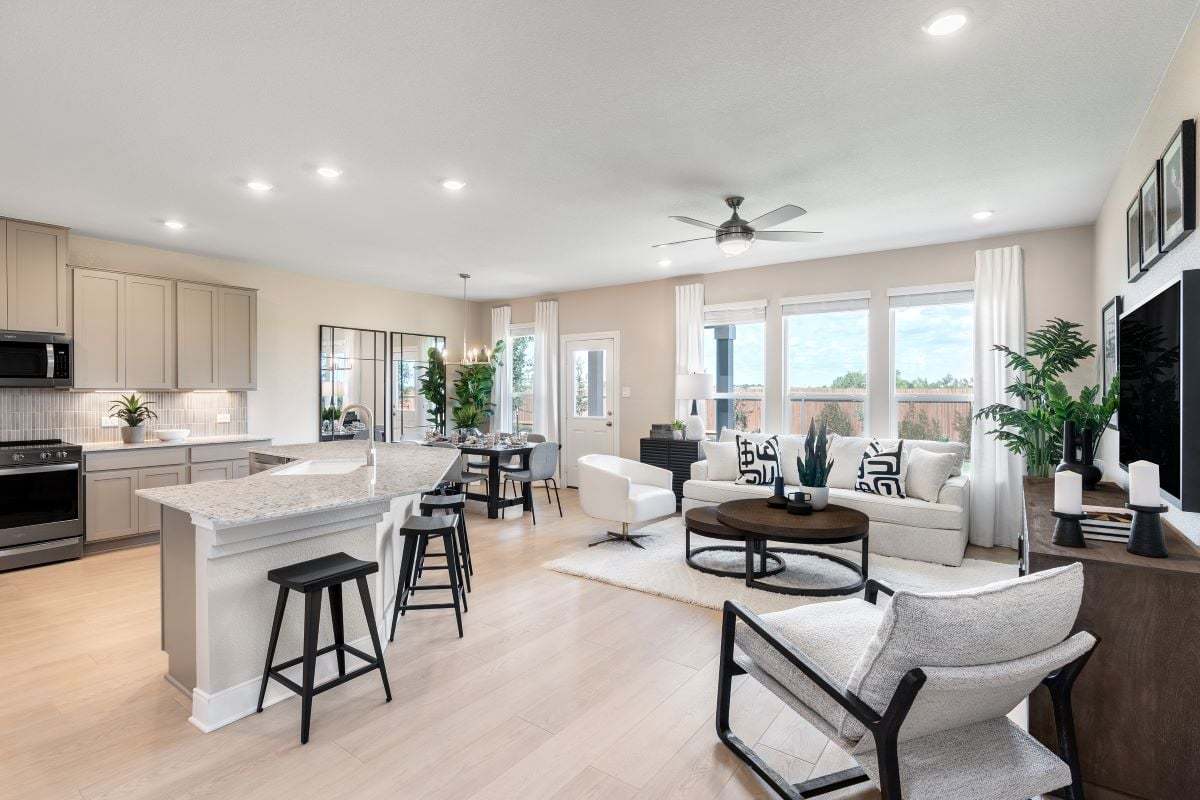 Plan 2500 Modeled - Great room