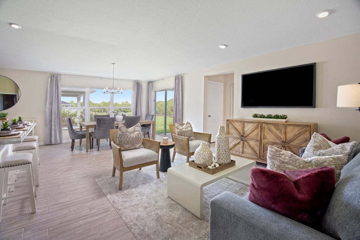 Plan 1637 Modeled - Great room