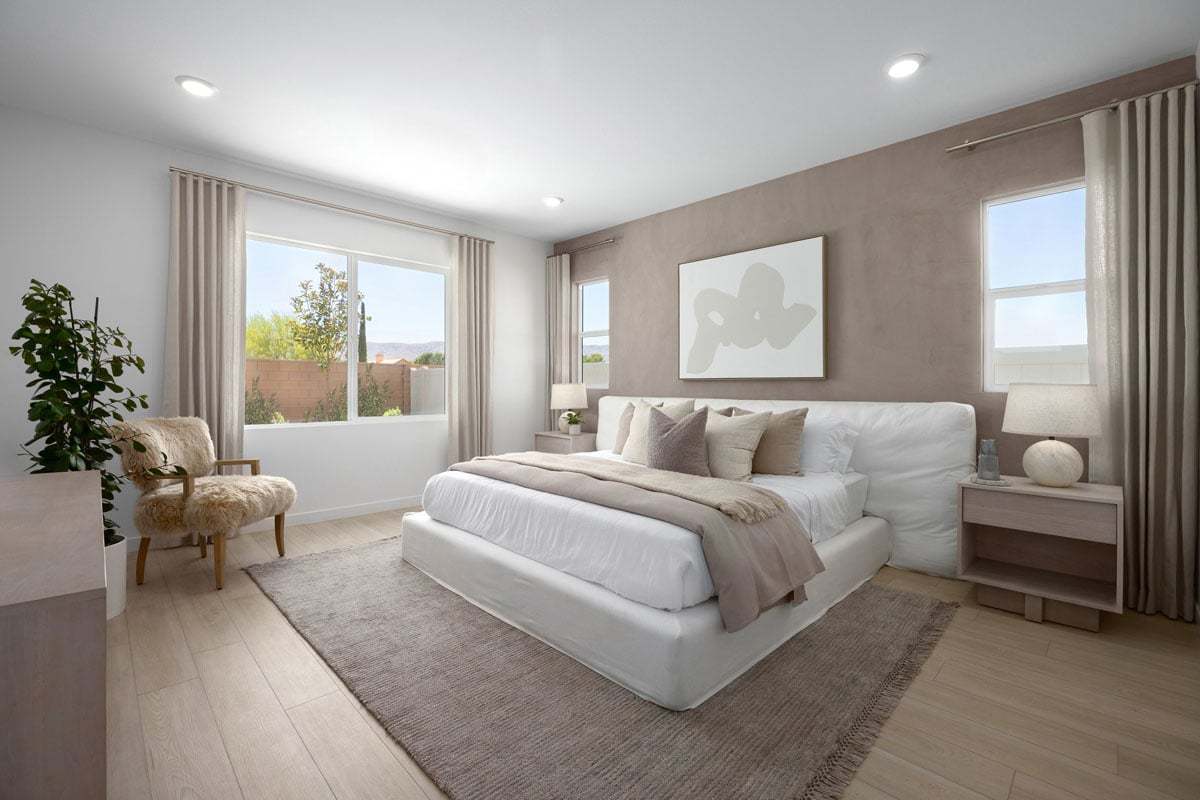 Plan 2140 Modeled - Primary bedroom