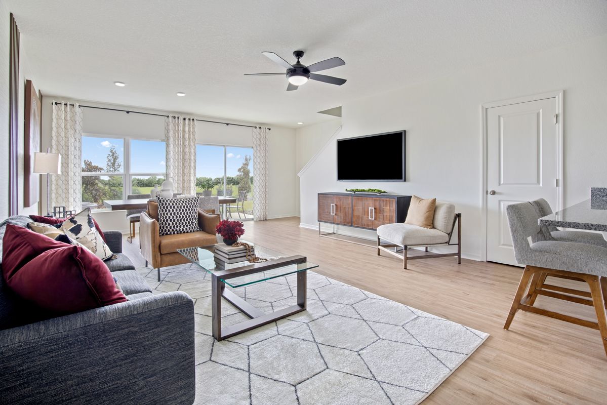 Plan 1463 Modeled - Great room