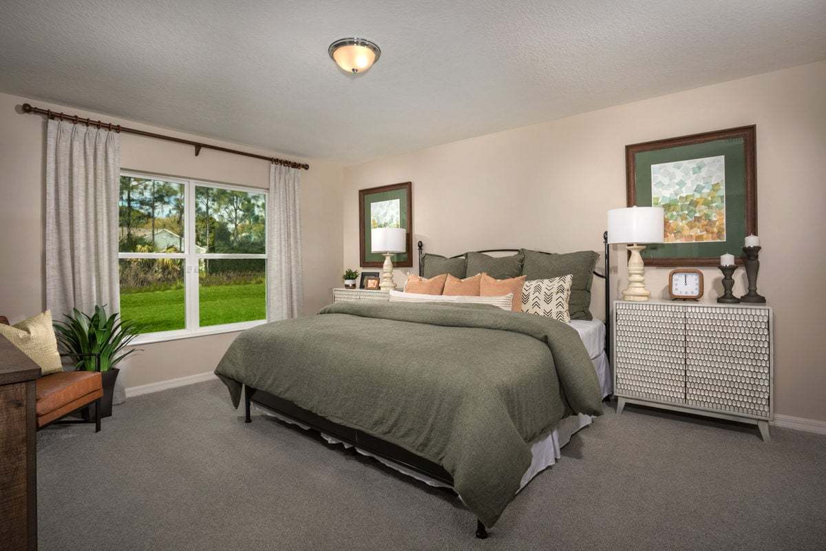 Plan 1707  - Primary bedroom