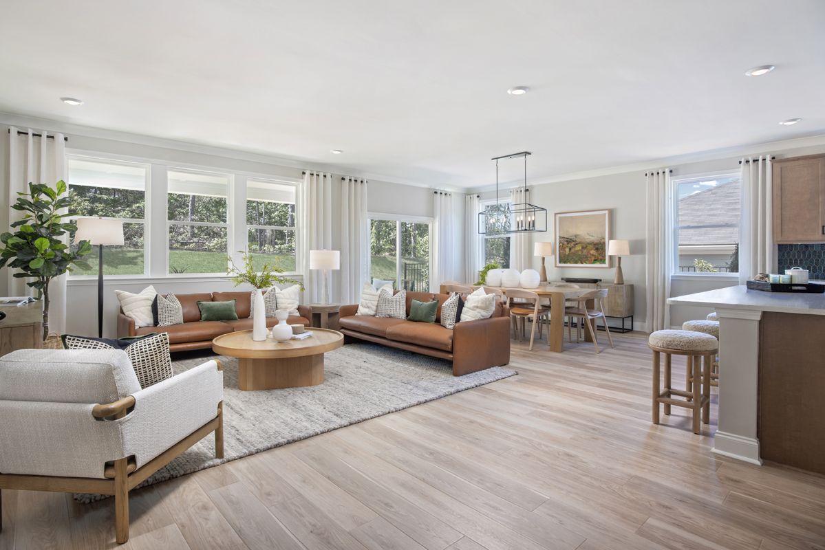 Plan 1910 Modeled - Great room