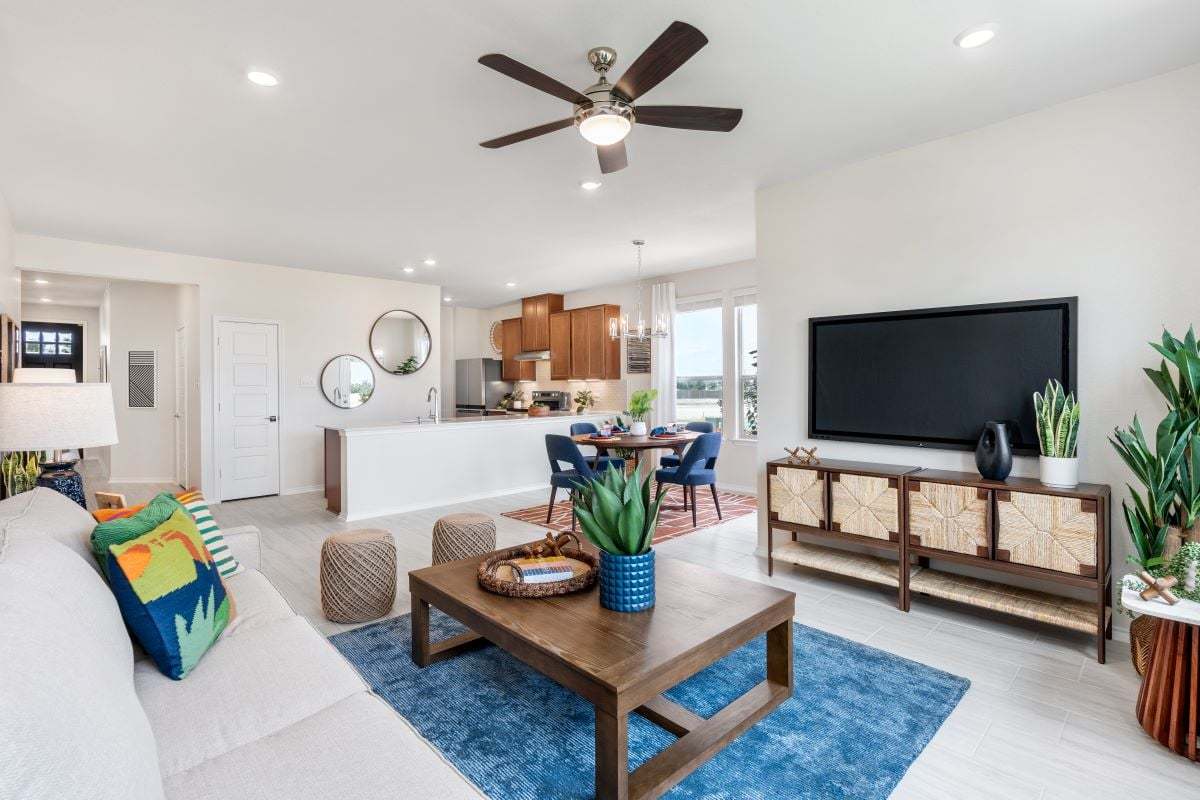 Plan 1477 Modeled - Great room