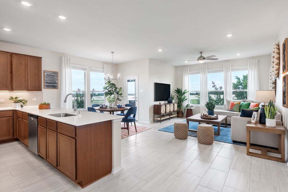 Plan 1477 Modeled - Great room