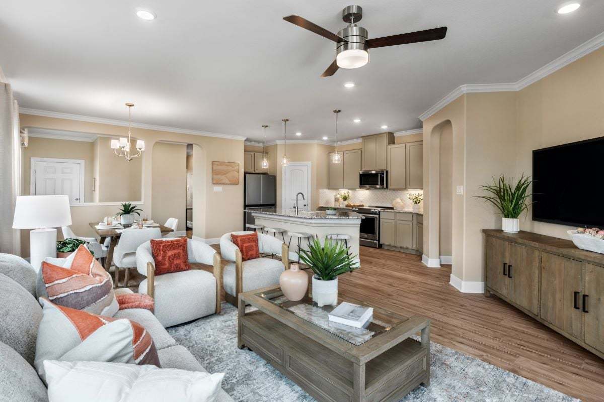 Plan 1702 Modeled floor plan