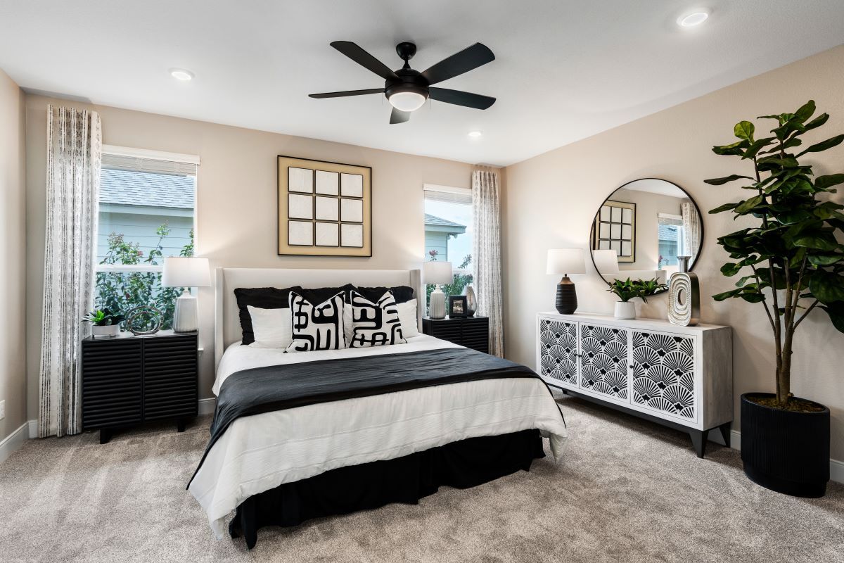 Plan 2410 Modeled - Primary bedroom