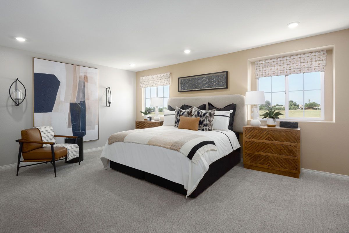 Plan 2218 Modeled - Primary bedroom