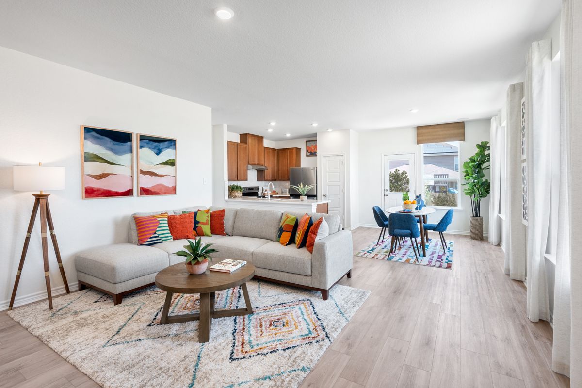 Plan 1271 Modeled - Great room