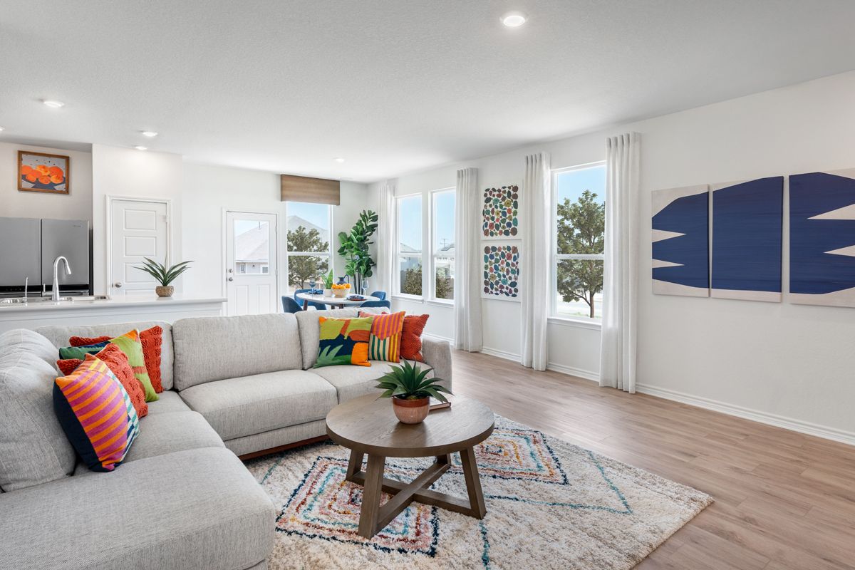 Plan 1271 Modeled - Great room