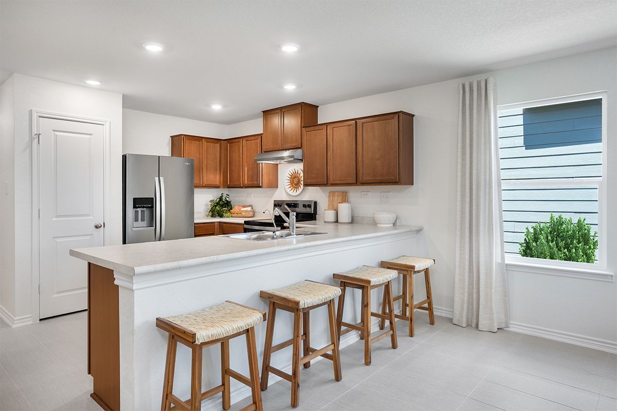 Plan 1245 Modeled - Kitchen