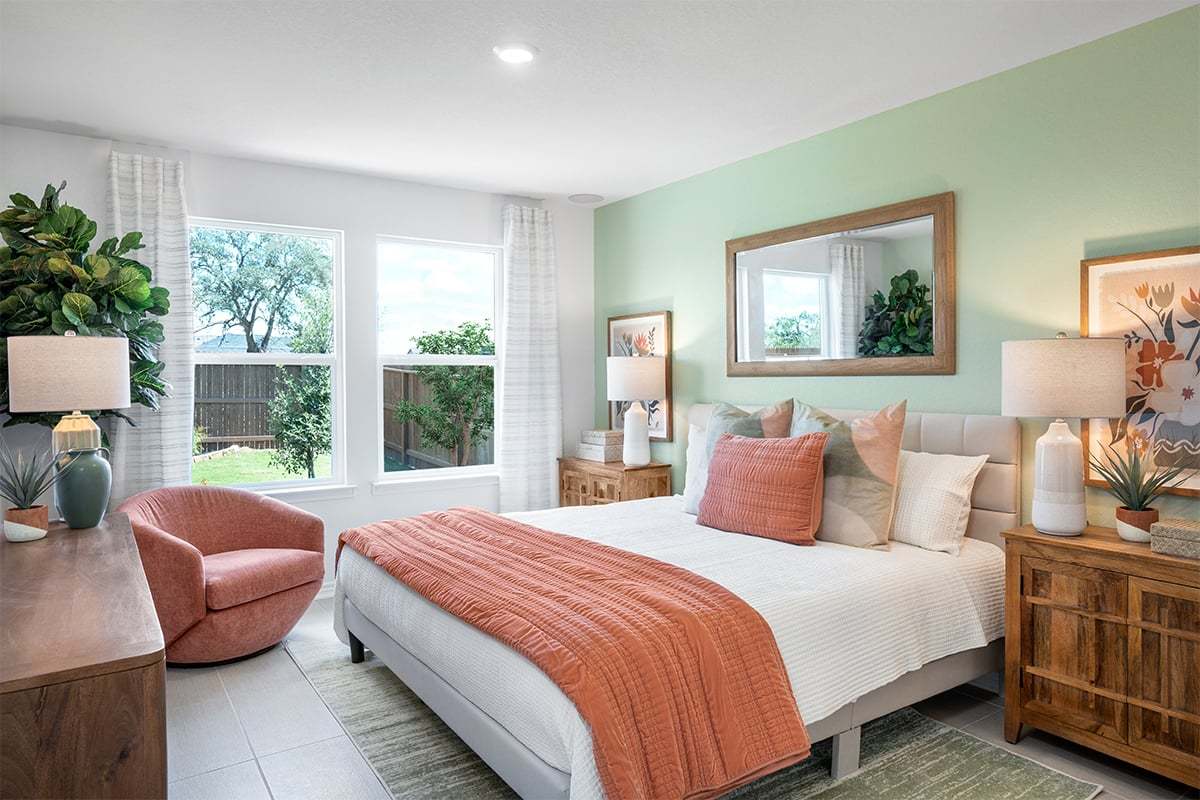 Plan 1245 Modeled - Primary bedroom