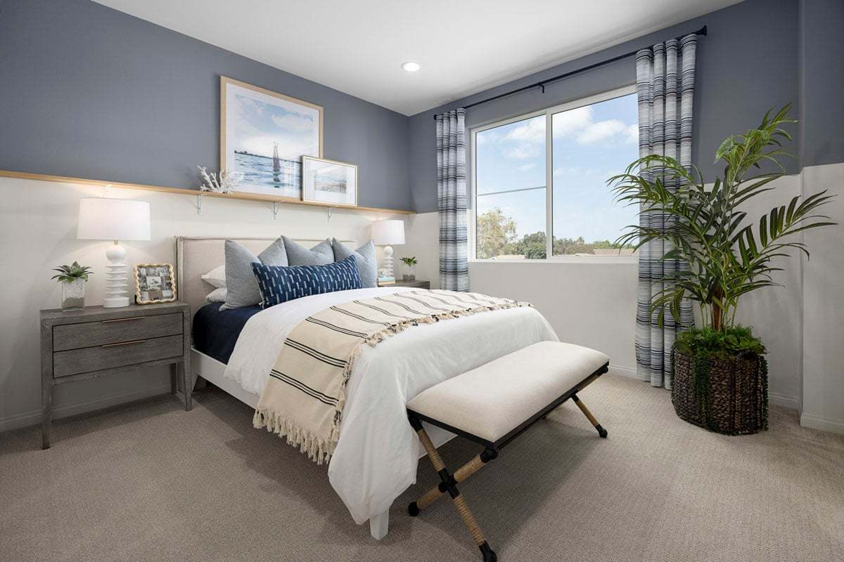 Plan 1403 Modeled - Primary bedroom