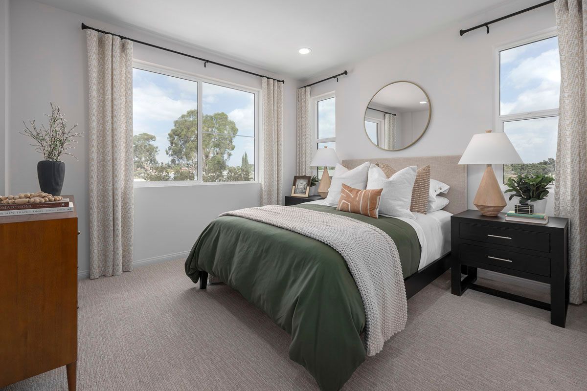 Plan 1630 Modeled - Primary bedroom