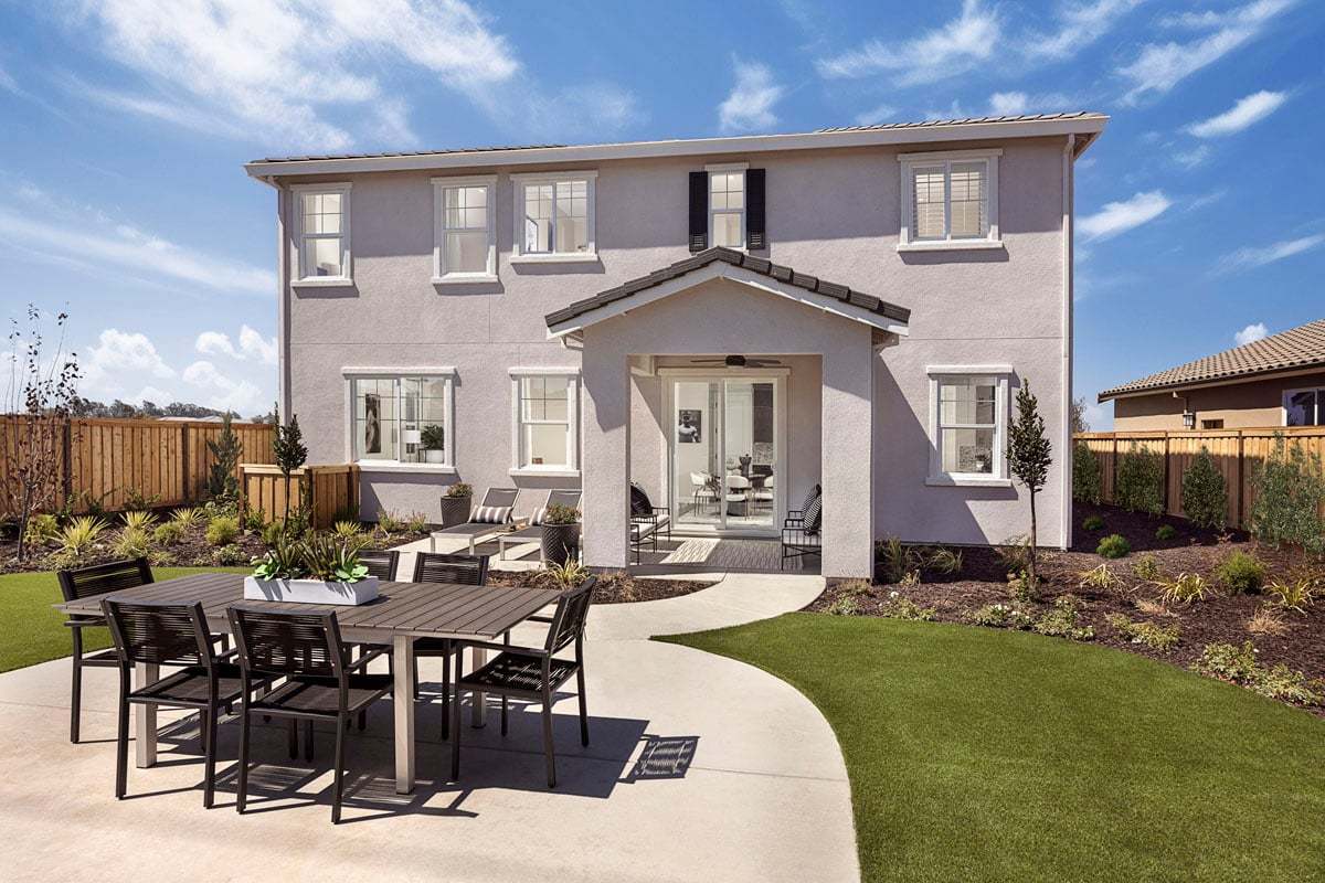 Plan 2608 Modeled - Rear exterior