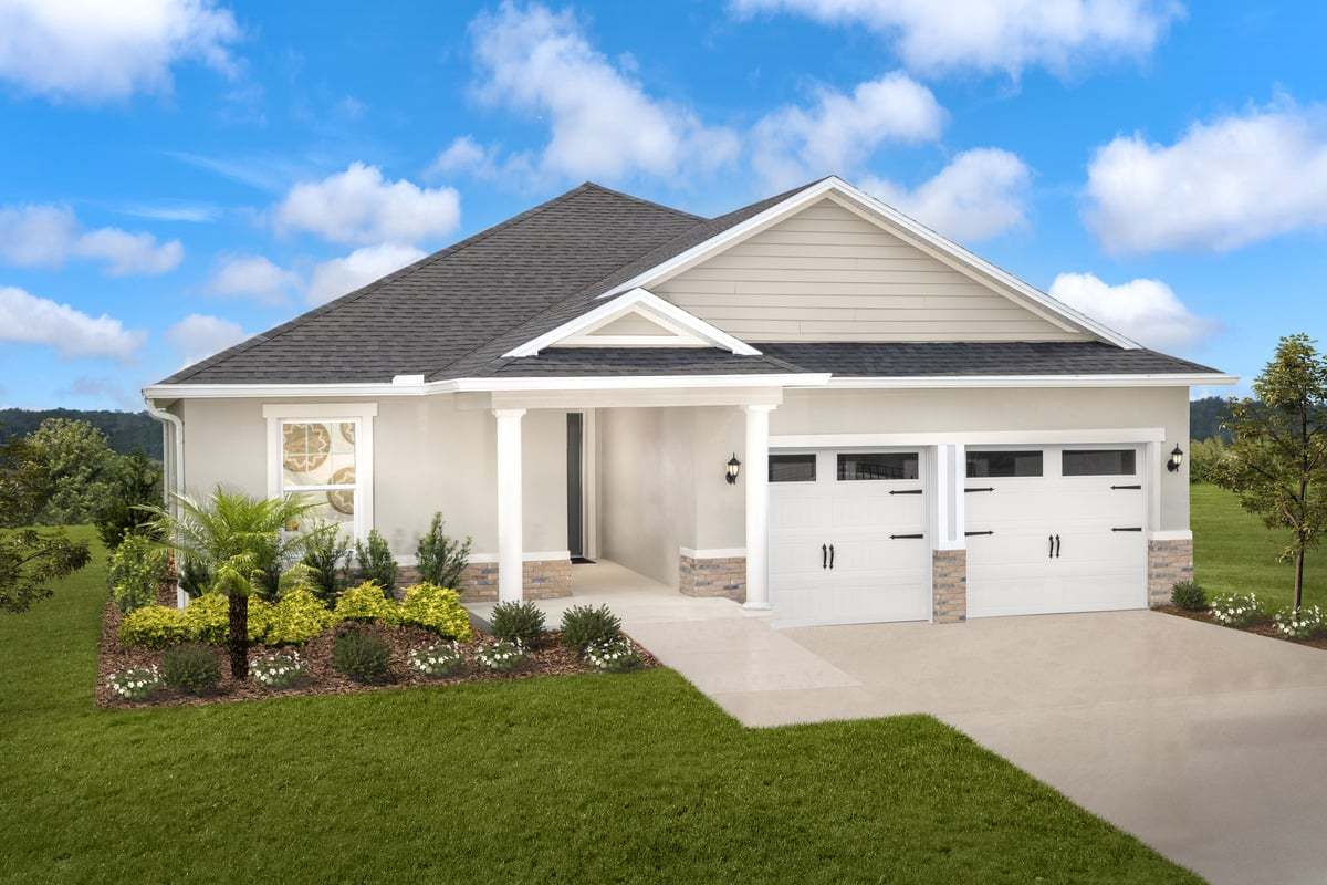 Plan 1707 Modeled - Front exterior