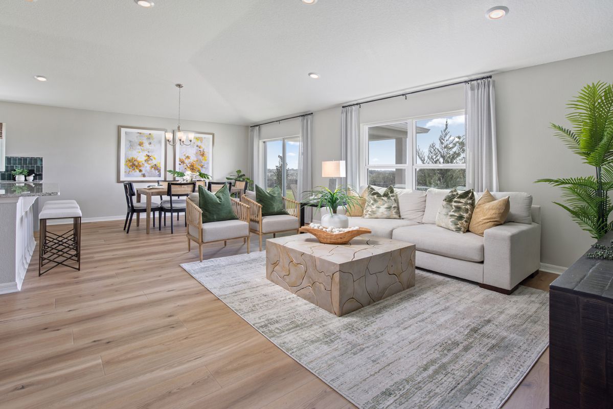 Plan 1707 Modeled - Great room