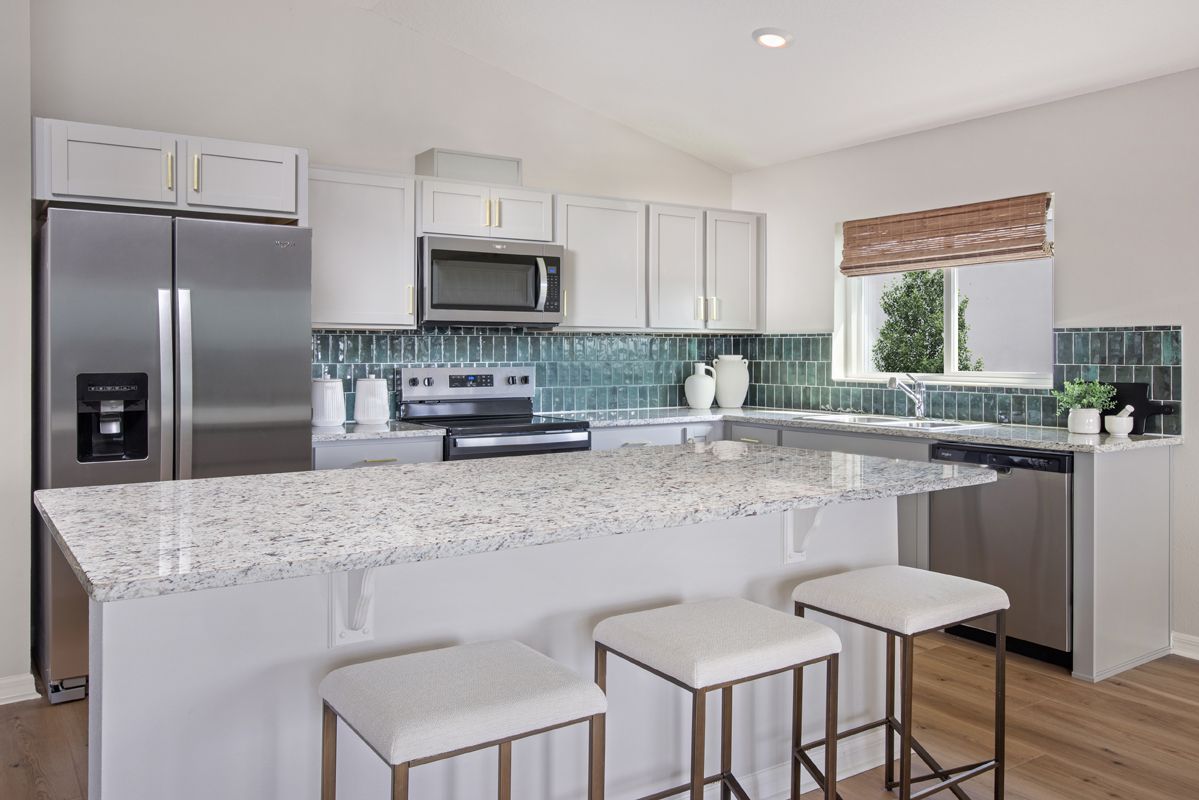 Plan 1707 Modeled - Kitchen
