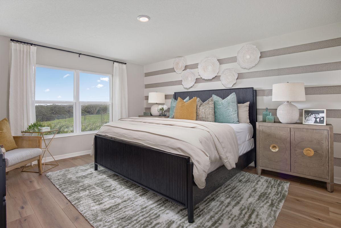 Plan 1707 Modeled - Primary bedroom