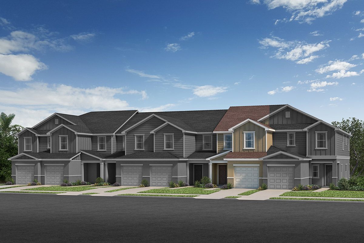 Plan 1557 - Reserve at Forest Lake Townhomes: Lake Wales, Florida - KB Home