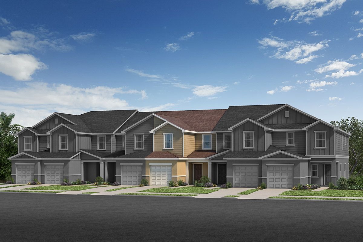 Plan 1463 Modeled - Reserve at Forest Lake Townhomes: Lake Wales, Florida - KB Home