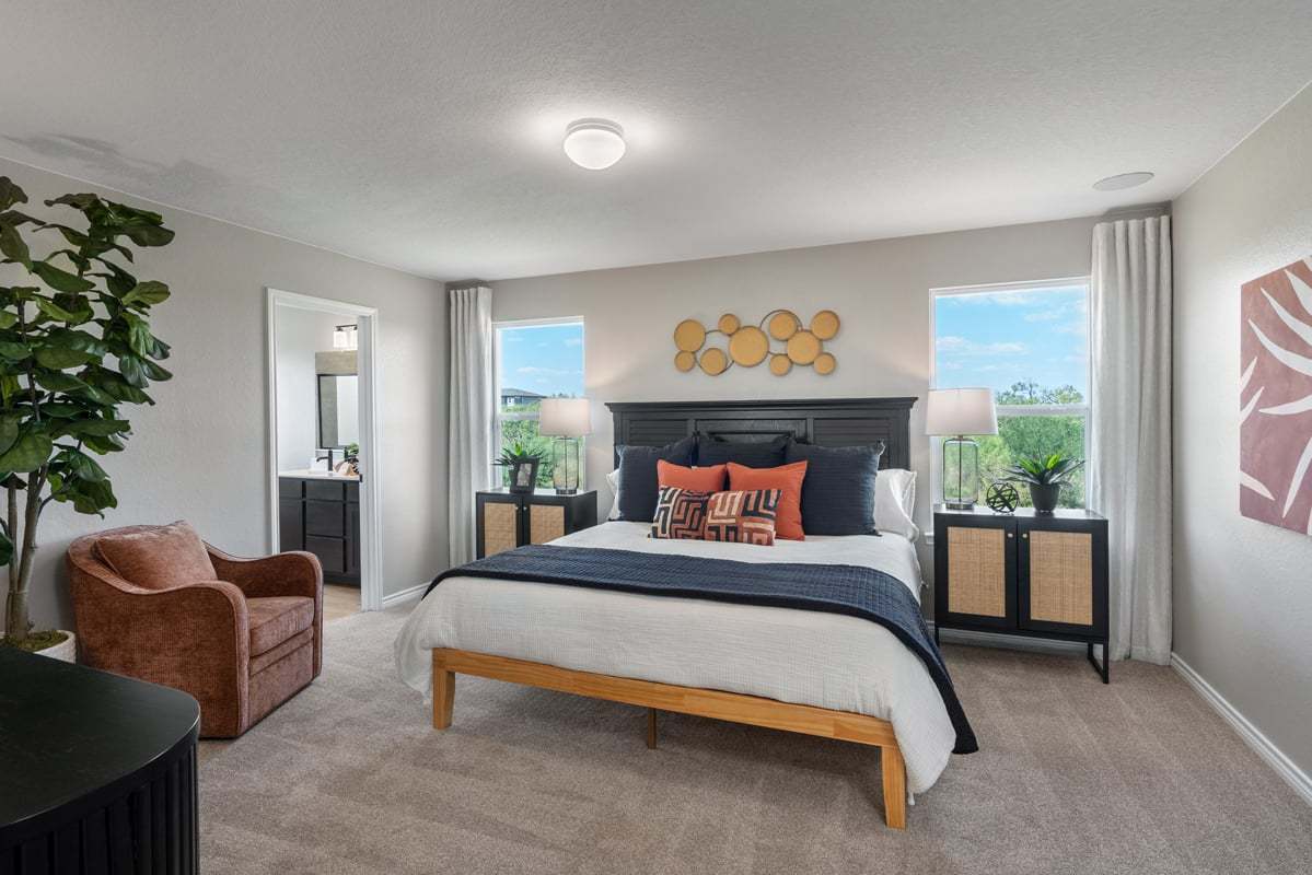 Plan 1780 Modeled - Primary bedroom