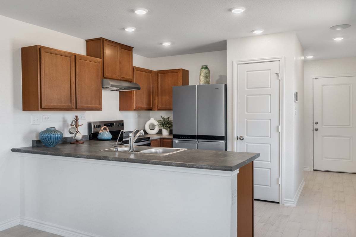 Plan 1042 Modeled - Kitchen