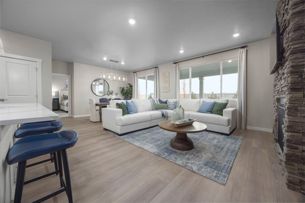 Plan 1882 Modeled - Great room