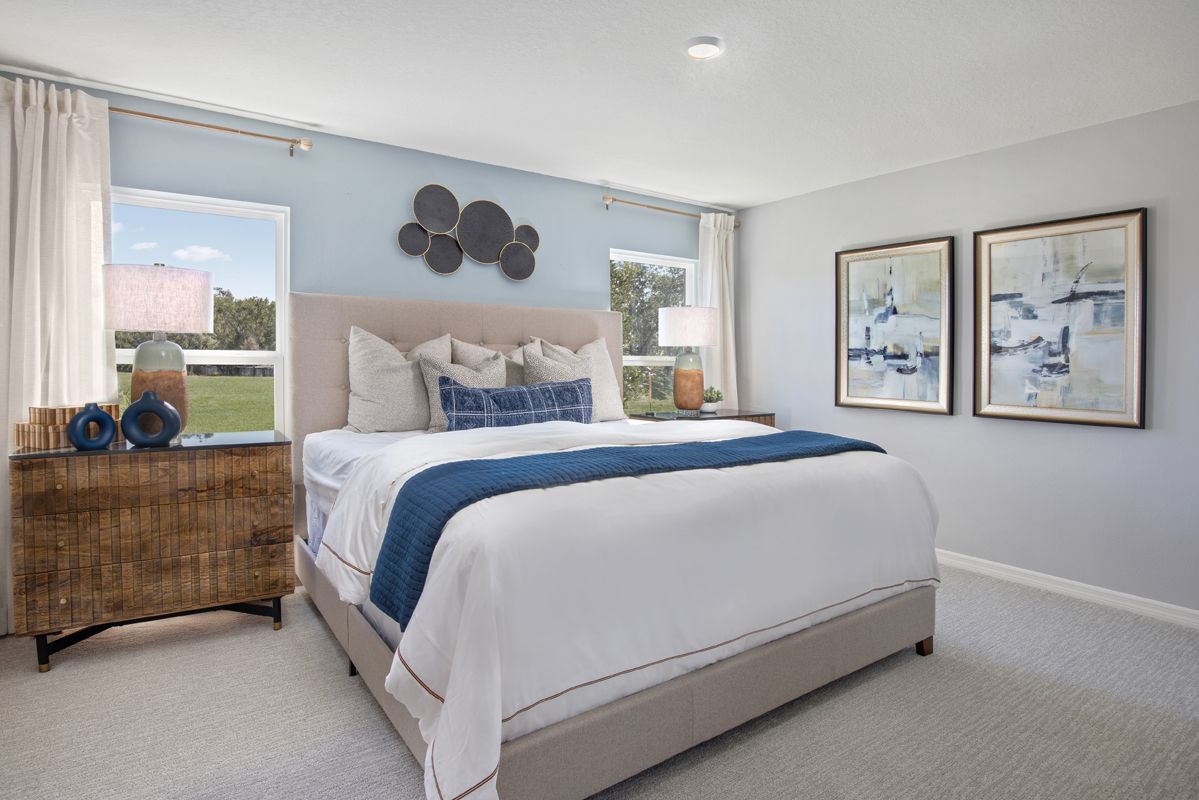 Plan 1501 Modeled - Primary bedroom