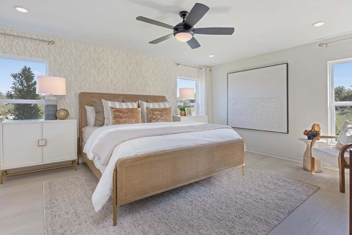 Plan 1989 Modeled - Primary bedroom