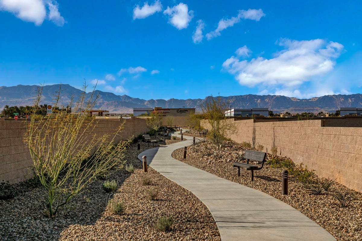 Community walking path